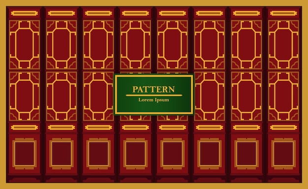 free traditional vector pattern with antique style