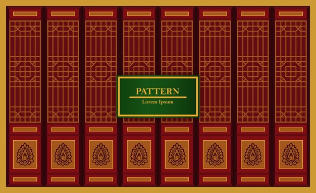 free traditional vector pattern with antique style