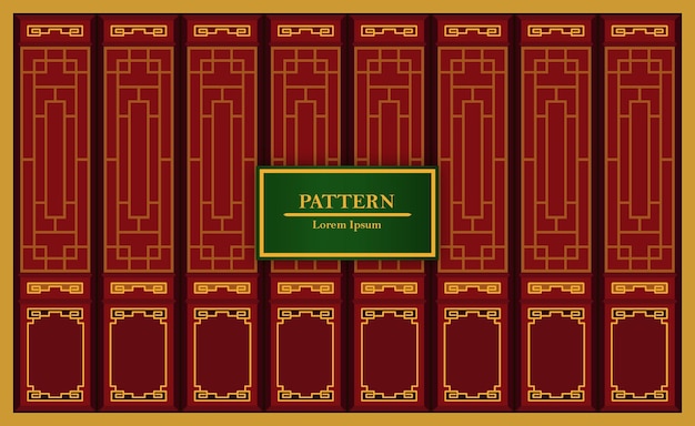 free traditional vector pattern with antique style