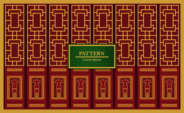 free traditional vector pattern with antique style