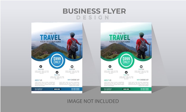 Free  travel sale flyer template