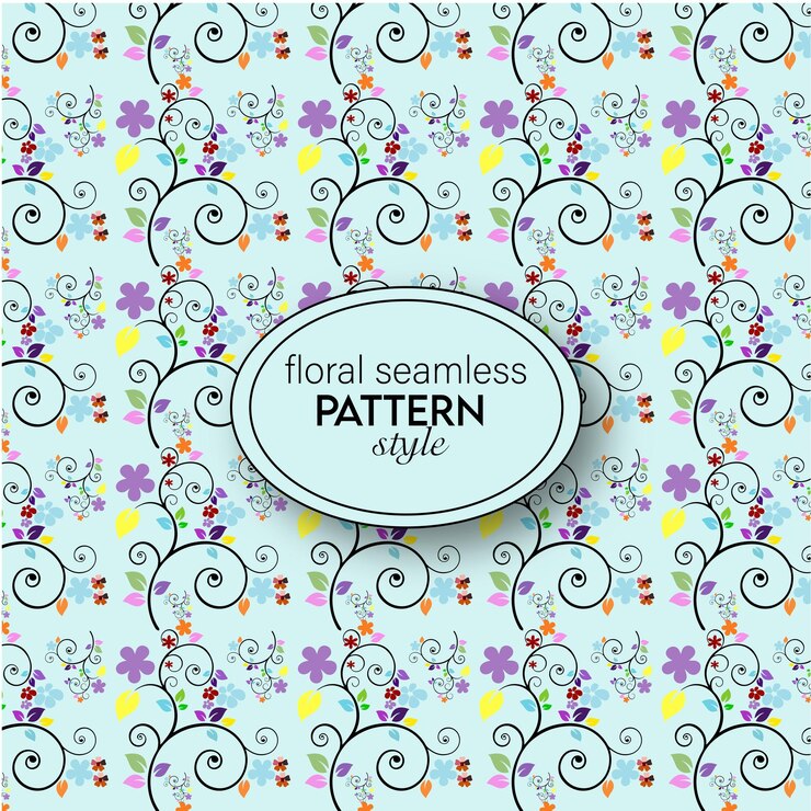वेक्टर free vector abstract floral pattern background