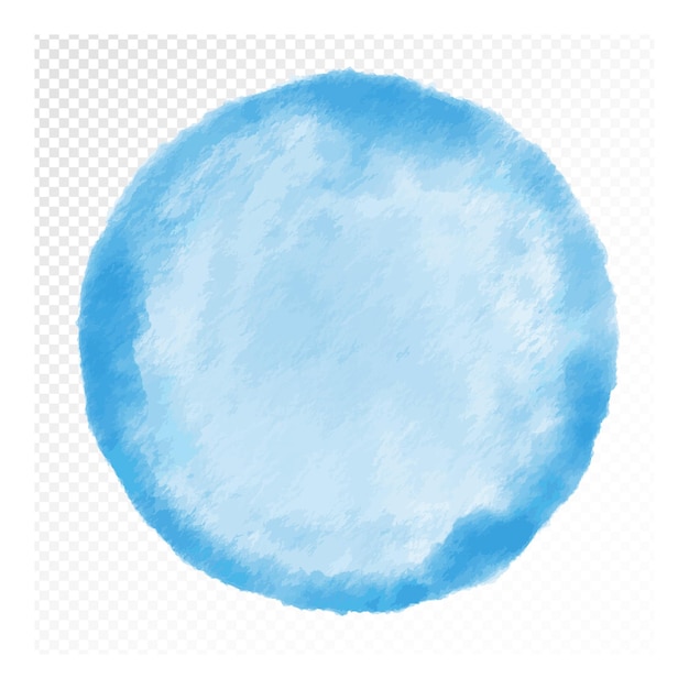 Free vector abstract watercolor circle cloud