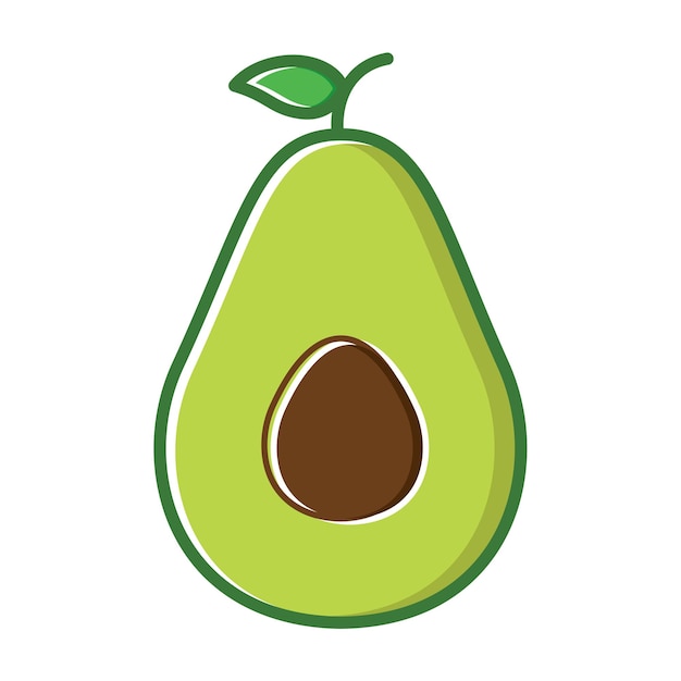 free vector avocado logo template