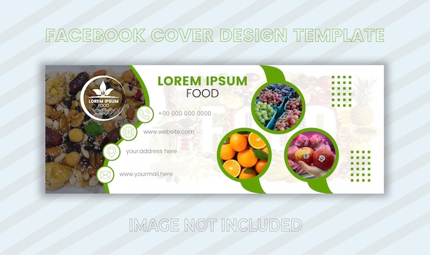 Free vector bio and healthy organic food banner design template