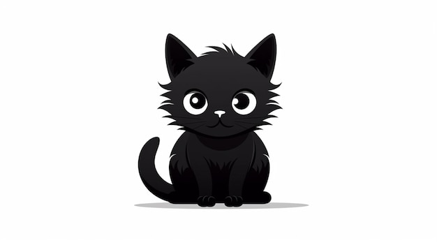 Vector free vector black cat clipart background