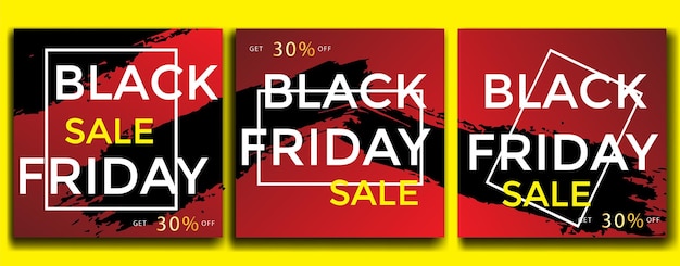 Free vector black friday background