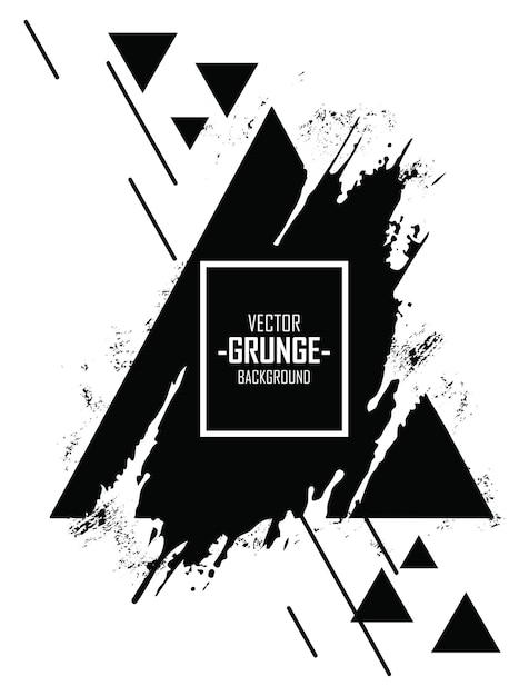 Free vector black grunge background