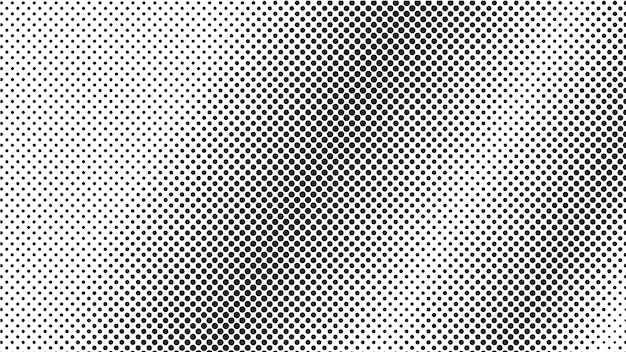 Free vector black halftone background