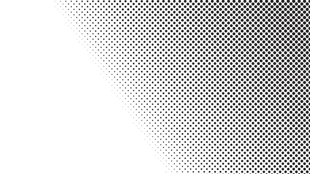 Free vector black halftone background