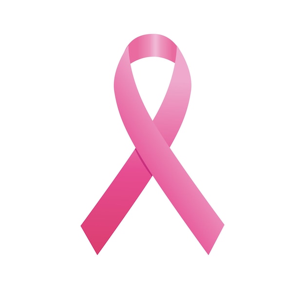 Vector free vector bound pink ribbon breast cancer day