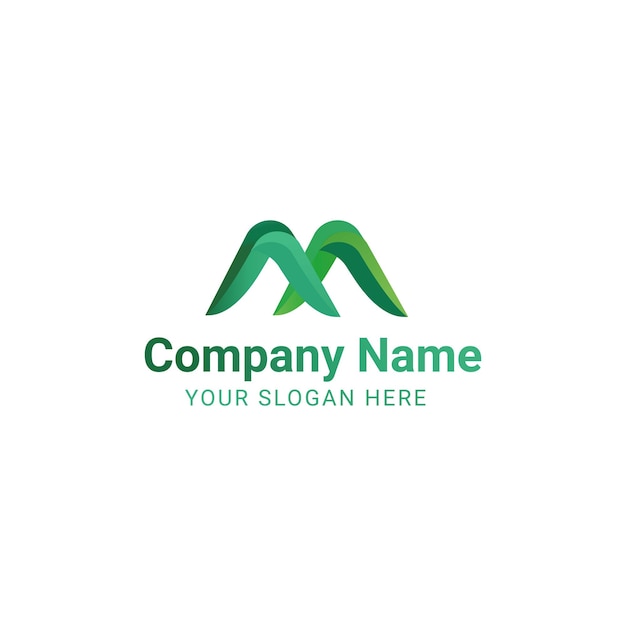 Vettore gratuito di branding identità vettore corporativo logo m design freelancershahin 2