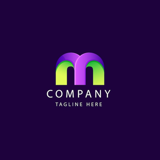 Бесплатный вектор брендинга корпоративной идентичности вектор логотипа m дизайна фрилансера шахина 2