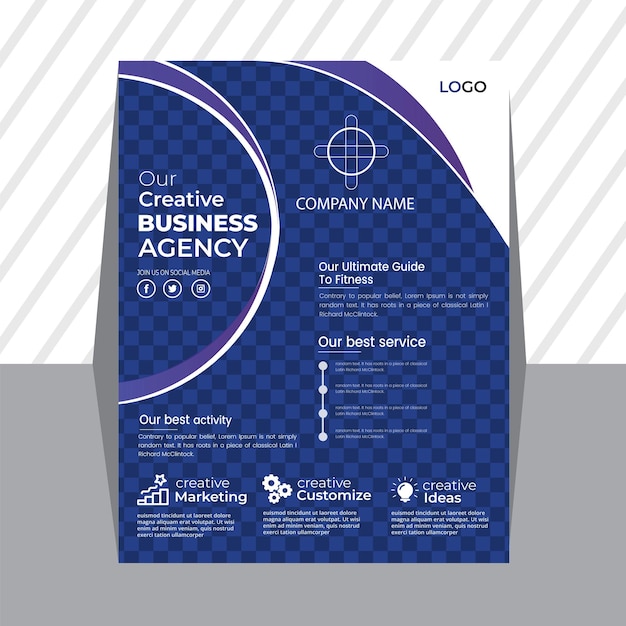 Free vector brochure business  flyers template