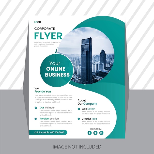 Free vector brochure business  flyers template