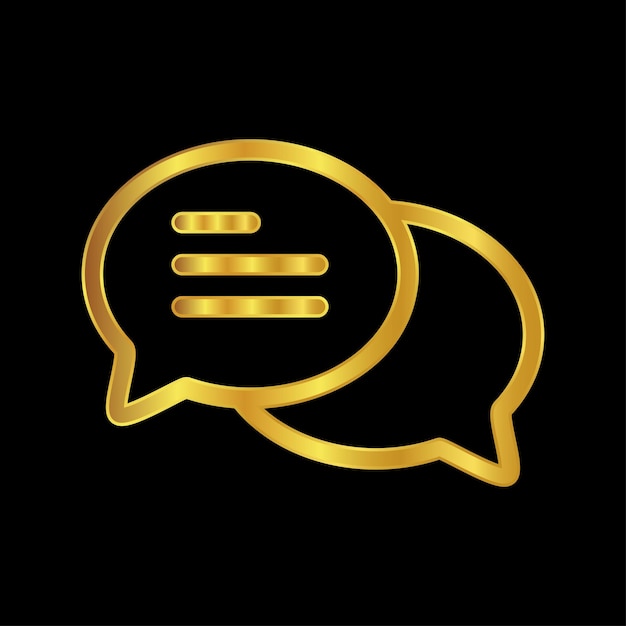 Вектор Бесплатный шаблон логотипа чата векторных пузырьков значок чата