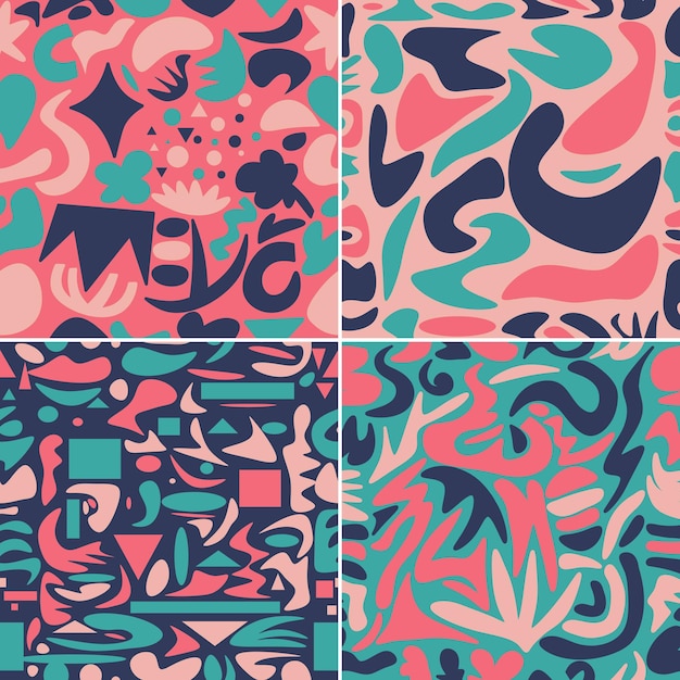 Free vector bundle of colorful abstract backgrounds