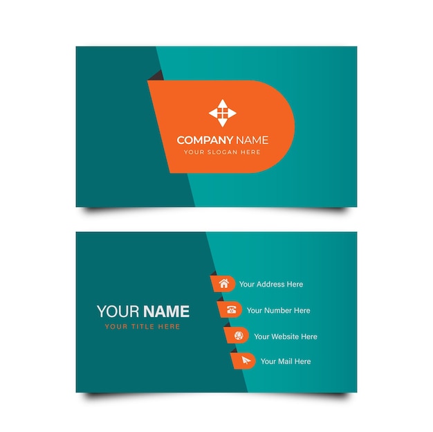 Free Vector Business Card Design