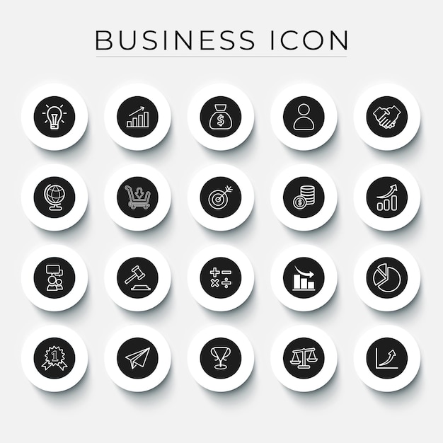 Vector free vector business icon collections