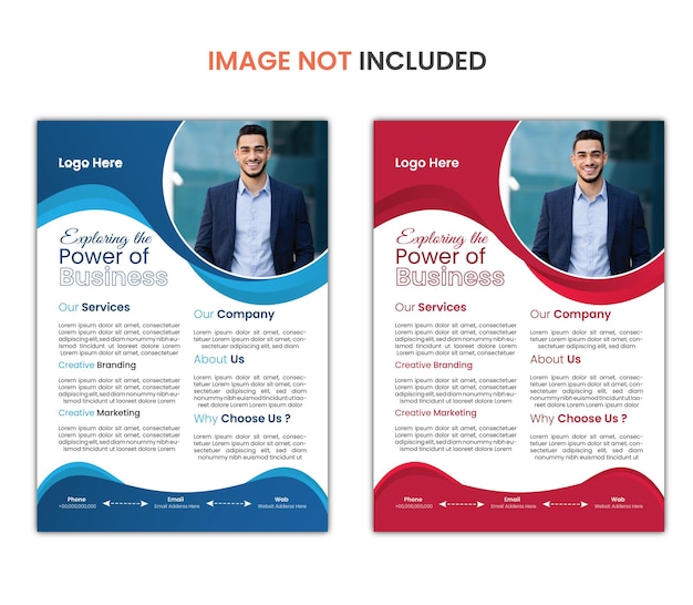 Free vector business roll up design