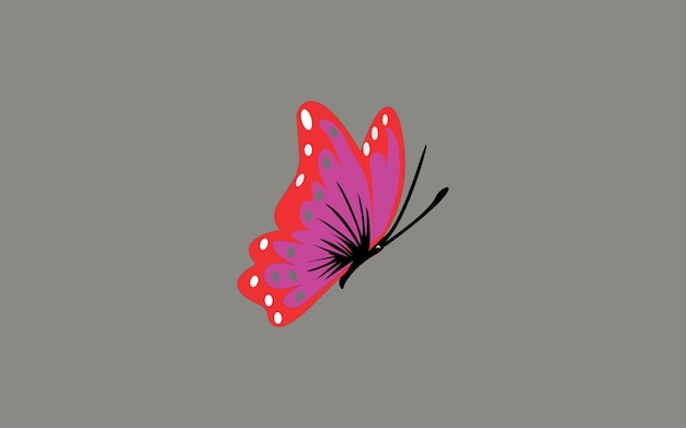 Vector free vector butterfly logo design