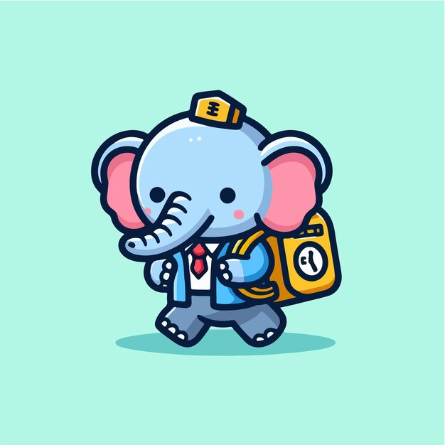 Vector free vector cartoon vector illustrationor cute icon illustration