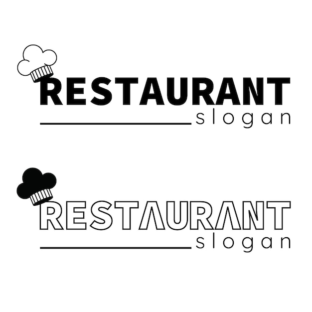 Free vector chef logo restaurant template