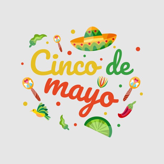 무료 터 Cinco de Mayo 프리미엄 티셔츠 디자인 템플릿