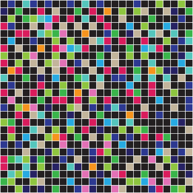 free vector colorful mosaic pattern background