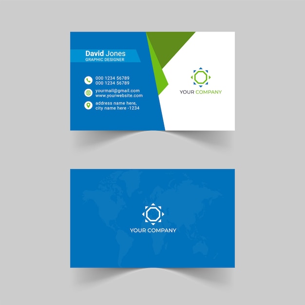 Free  Vector Company business card template