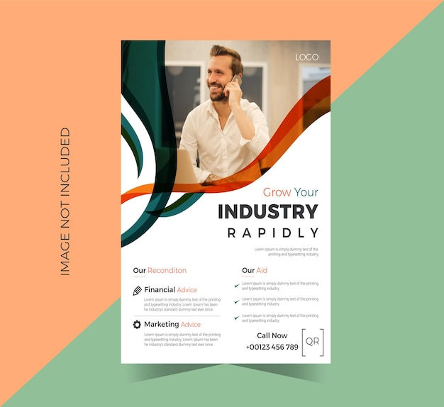 Free vector and creative flyer design for your industry