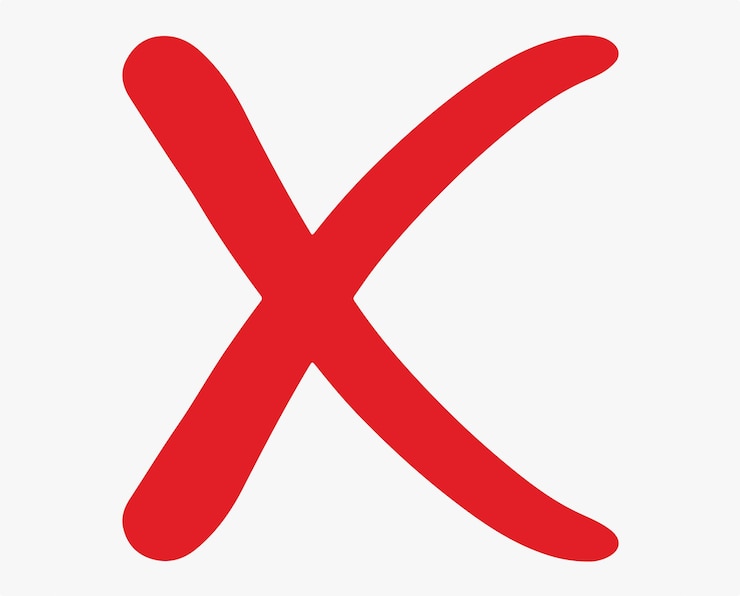 Free vector cross symbol