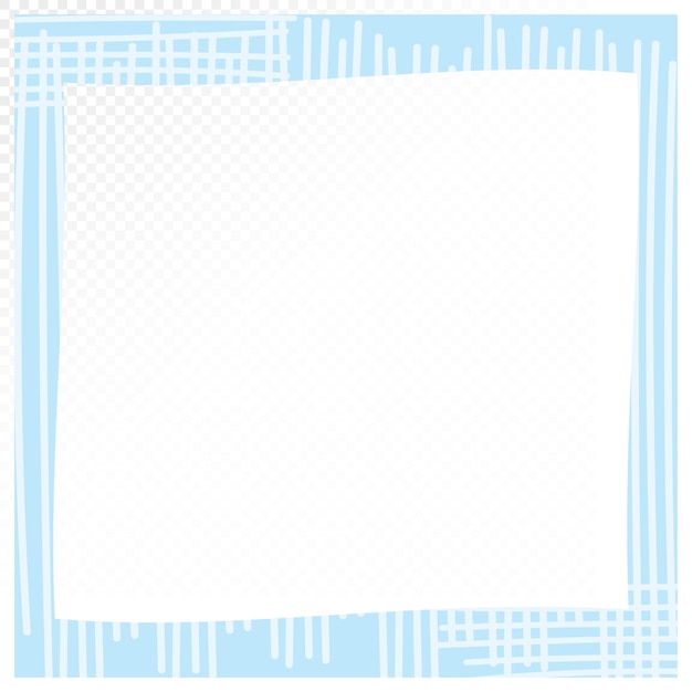 Вектор Бесплатная векторная милая мультфильмная рама с декоративным рисунком полосы