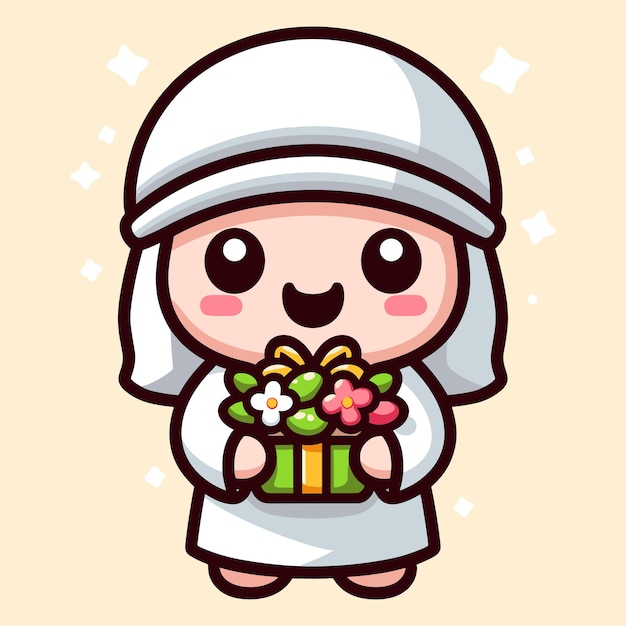 Free vector cute happy good friday illustration