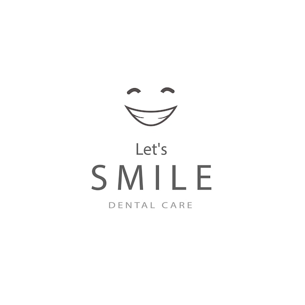 Vector free vector dentist logo smile