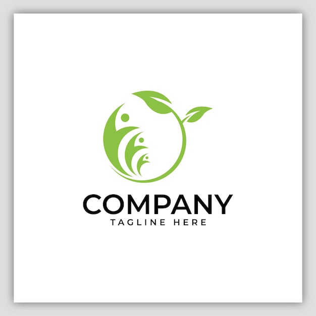 Free vector eco logo template