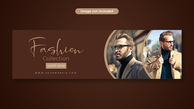 Vettore modello di banner di moda vettoriale gratuito