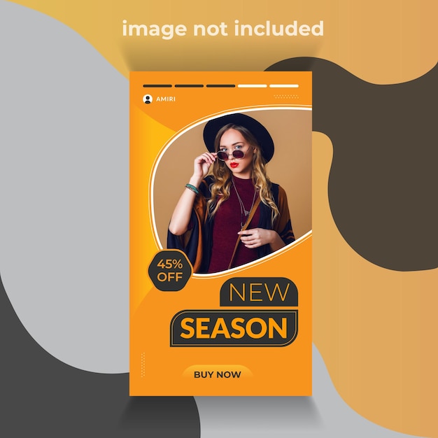 Vector free vector fashion sale instagram stories collection