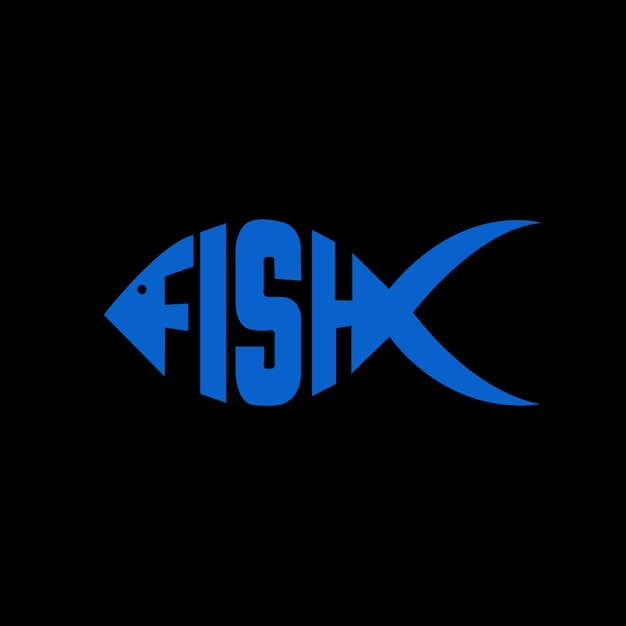 Vector free vector fish logo design