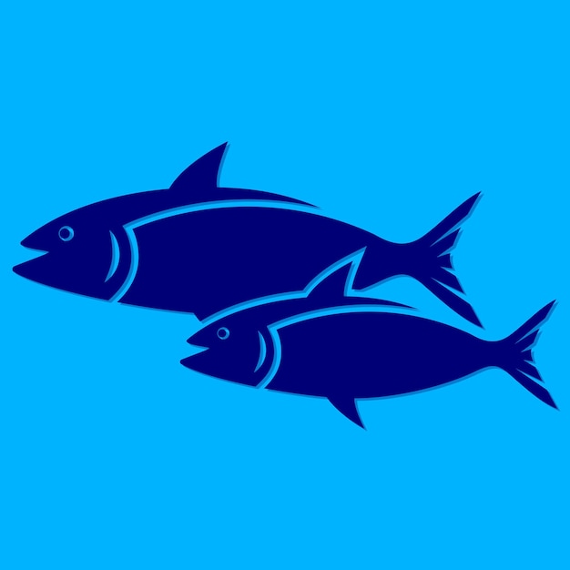 free vector fish logo template