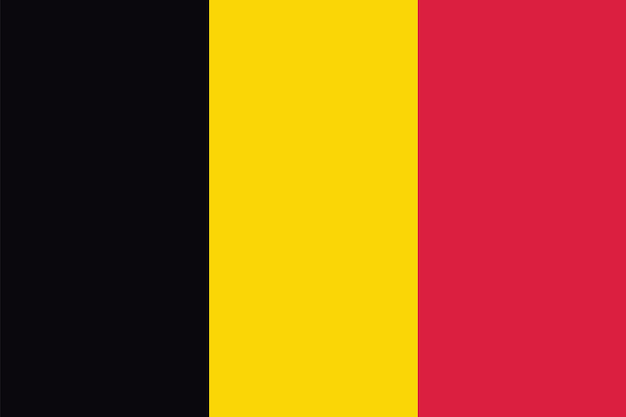 Free vector flag icon collection belgium symbol