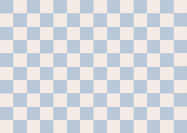 Vector free vector flat design checkered square background aesthetic pattern