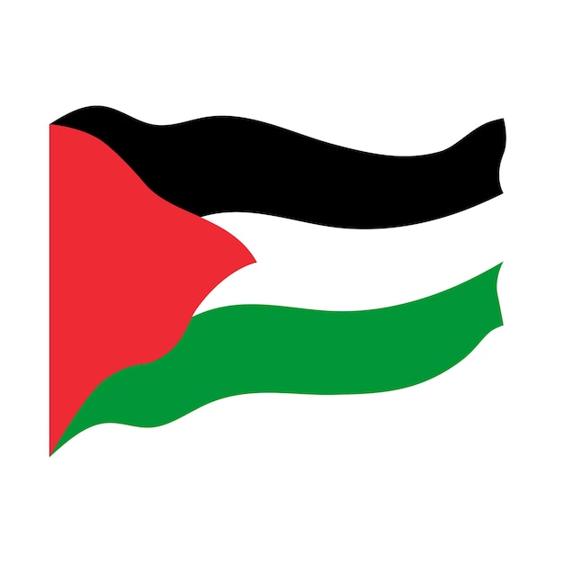 Free vector flat design Palestine national emblems