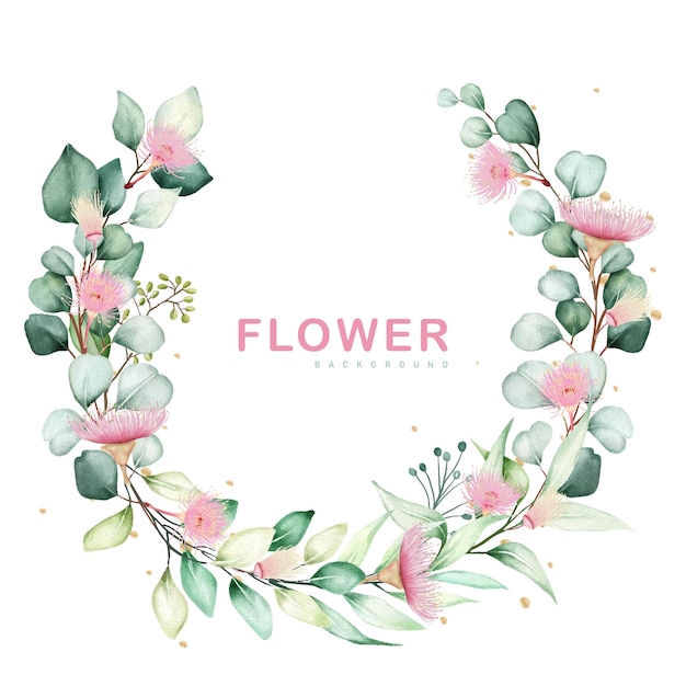 Free Vector Flower Background