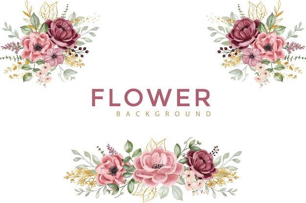 Vector free vector flower background