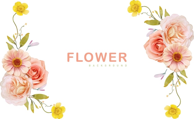 Free Vector Flower Background