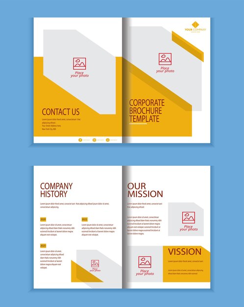 Free vector flyer template design