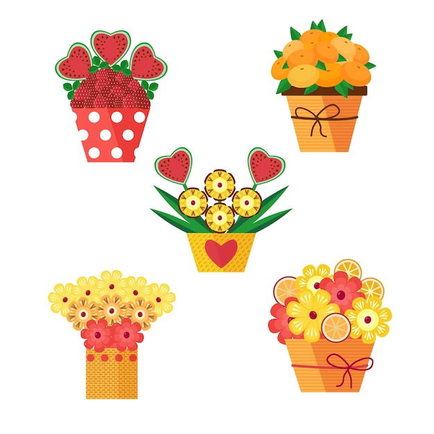 free_vector_fruit_boquets