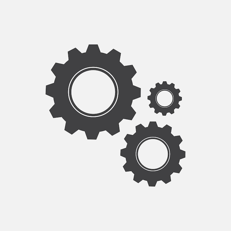 Vector 無料のベクトルの歯車アイコン