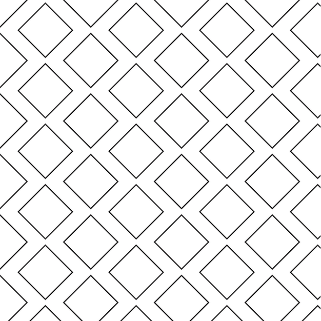 ベクトル・ジオメトリック・フォーム・パターン 背景 シームレスパターン 白黒 ボックスパターン